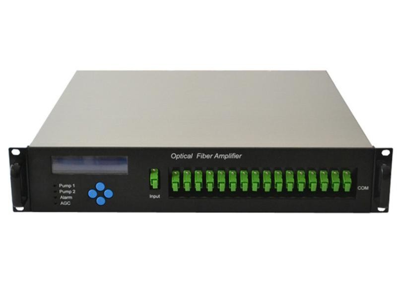 EDFA - 16 PORTAS SC/APC GPON 22DB COM WDM (02 FONTES REDUNDANTES AC)